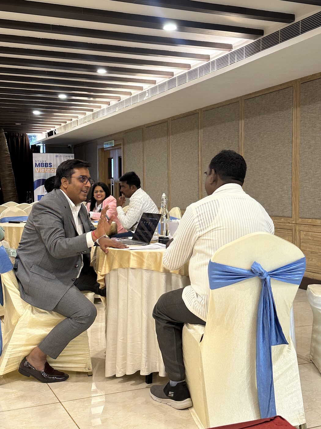 1:1 strategy session with a Karnataka family — MBBS pathway planning